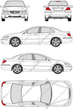 Honda Legend Limousine, 2006–2012 (Hond_049)
