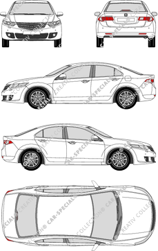 Honda Accord limusina, 2008–2011 (Hond_051)