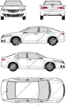 Honda Accord berlina, 2008–2011 (Hond_051)