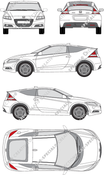 Honda CR-Z, 2010–2013 (Hond_055)