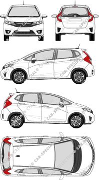 Honda Jazz, Kombilimousine, 5 Doors (2016)