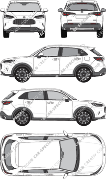 Honda ZR-V, actueel (sinds 2023) (Hond_078)