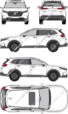 Honda CR-V Elegance e:HEV, Kombi, 5 Doors (2023)