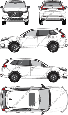 Honda CR-V station wagon, attuale (a partire da 2023) (Hond_081)
