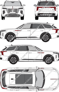 Hongqi E-HS9, actueel (sinds 2020) (Hong_001)
