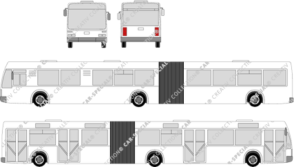 Van Hool AG 300 articulated bus (Hool_005)