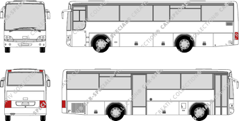 Van Hool 913 CL deurindeling 2, CL, deurindeling 2, bus