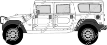 Hummer H1 station wagon, a partire da 2006