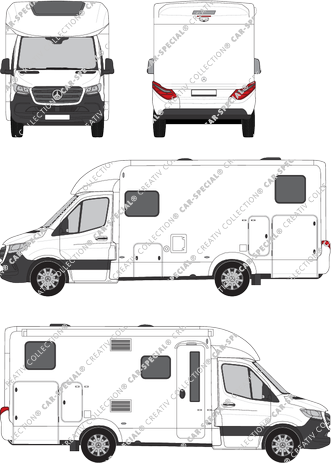 Hymer B-Klasse Camper, current (since 2019) (Hyme_001)