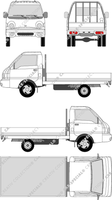 Hyundai H150, platform, Super Cab LWB (1996)