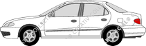 Hyundai Lantra berlina, 1998–2000