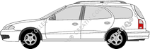Hyundai Lantra station wagon, 1996–1998