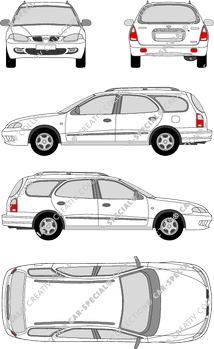 Hyundai Lantra, combi, 5 Doors (1998)