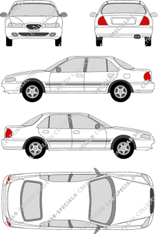 Hyundai Sonata, berlina, 4 Doors (1997)