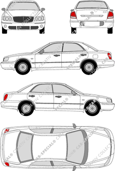 Hyundai XG 30 Limousine, 2003–2005 (Hyun_015)