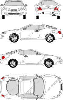 Hyundai Coupé Coupé, 2000–2002 (Hyun_019)