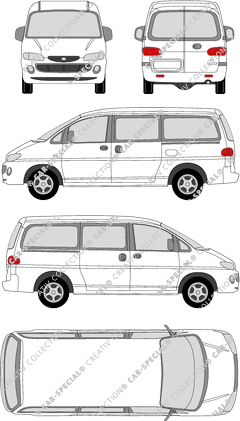 Hyundai H-1 / H200 microbús, 1997–2007 (Hyun_020)