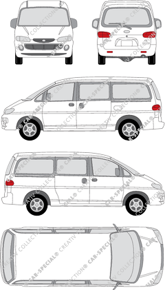 Hyundai H-1 / H200 camionnette, 1997–2007 (Hyun_021)