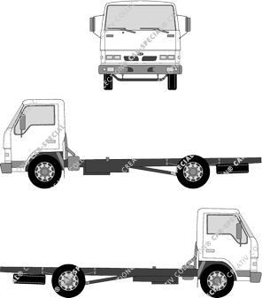 Hyundai H350, Chassis for superstructures, single cab (1998)