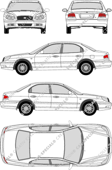 Hyundai Sonata, berlina, 4 Doors (2001)