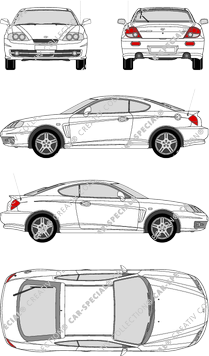 Hyundai Coupé Coupé, 2002–2005 (Hyun_034)