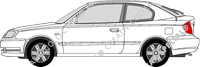 Hyundai Accent Hatchback, 2003–2005