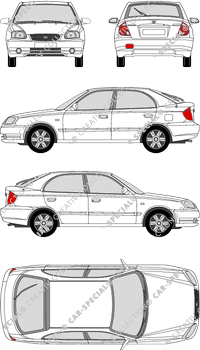 Hyundai Accent, Kombilimousine, 5 Doors (2003)