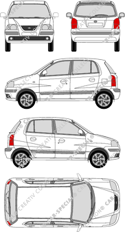 Hyundai Atos, 2004–2008 (Hyun_044)