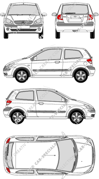 Hyundai Getz Kombilimousine, 2005–2009 (Hyun_047)