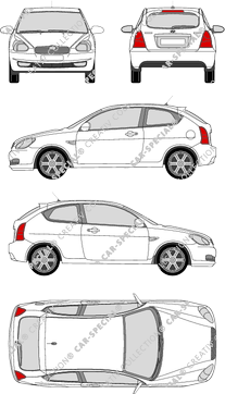 Hyundai Accent, 2006–2010 (Hyun_051)