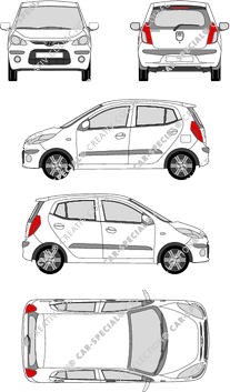 Hyundai i10, Kombilimousine, 5 Doors (2008)