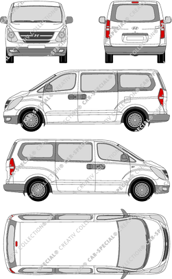 Hyundai H-1 camionnette, 2008–2018 (Hyun_063)