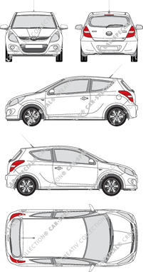 Hyundai i20, 2009–2014 (Hyun_067)