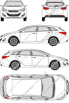 Hyundai i40 station wagon, 2011–2016 (Hyun_071)