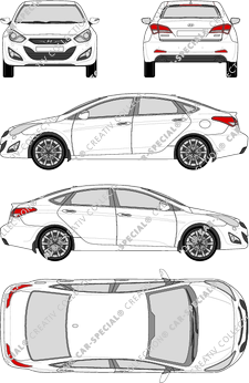 Hyundai i40 Limousine, from 2012 (Hyun_074)