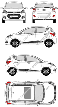 Hyundai i10 Hatchback, 2014–2017 (Hyun_080)