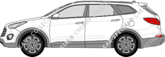 Hyundai Grand Santa Fe station wagon, 2014–2015