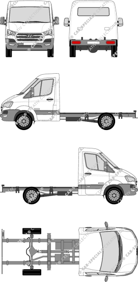 Hyundai H350 Chassis for superstructures, current (since 2015) (Hyun_104)