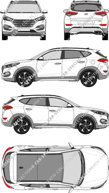 Hyundai Tucson Kombi, 2015–2018 (Hyun_106)