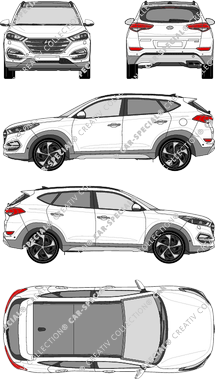 Hyundai Tucson, station wagon, 5 Doors (2015)