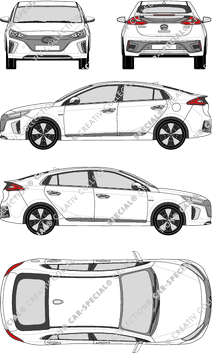 Hyundai Ioniq Kombilimousine, 2017–2019 (Hyun_110)