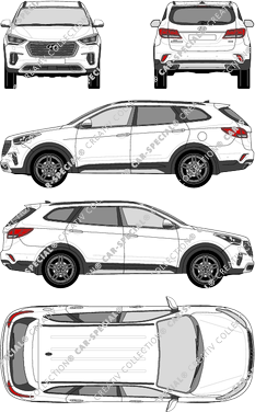 Hyundai Grand Santa Fe Station wagon, 2017–2018 (Hyun_113)