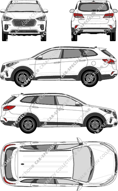 Hyundai Grand Santa Fe break, 2017–2018 (Hyun_113)