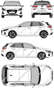 Hyundai i30, 2016–2018 (Hyun_114)