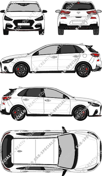 Hyundai i30 N, N, Hatchback, 5 Doors (2018)