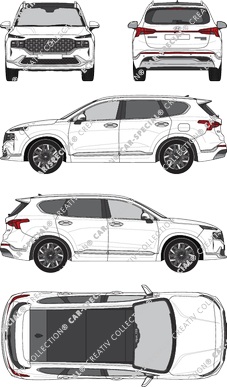 Hyundai Santa Fe station wagon, 2020–2024 (Hyun_139)