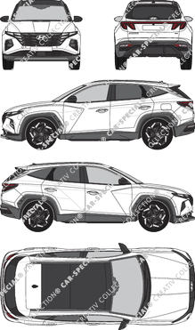 Hyundai Tucson Kombi, aktuell (seit 2021) (Hyun_145)