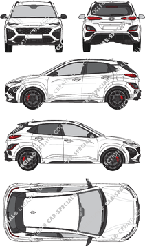 Hyundai Kona N Line, break, 5 Doors (2021)