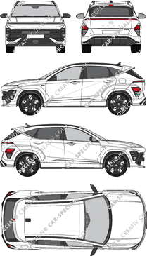 Hyundai Kona N Line, Station wagon, 5 Doors (2023)