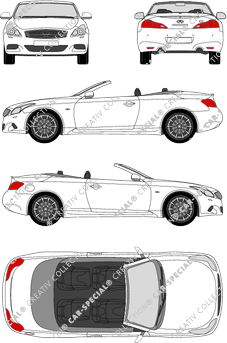 Infiniti G37 Descapotable, 2009–2013 (Infi_002)